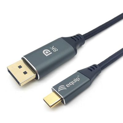 CAVO USB-C A DISPLAYPORTEQUIP 133421 MM 8K/60HZ - 1,0MT - EAN:4015867228739 FINO:31/03