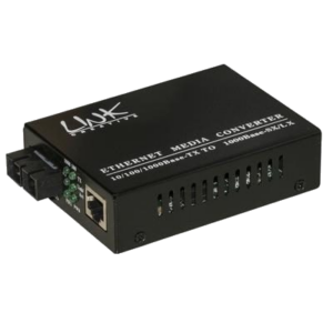 MEDIA CONVERTER RJ45 LINK LKMCSM10 FIBRA OTTICA SC 10/100/1000 SINGLEMODE 1310NM