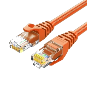 CAVO RETE CAT.6 U/UTP HIKVISION DS-1NP6UEC0 COL. ARANCIONE -COD.SAP 307400628 - 2MT 24AWG CU EAN: 6942160421537