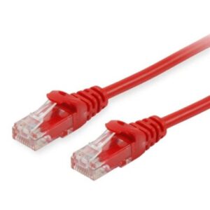 CAVO RETE CAT.6 U/UTP ROSSO NONSCHERMATO 0.25MT EQUIP 625423- EAN:4015867171950
