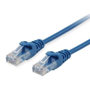CAVO RETE CAT.6 U/UTP BLU NONSCHERMATO 0.25MT EQUIP 625433- EAN:4015867172193