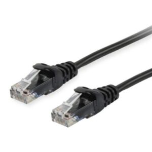 CAVO RETE CAT.6AU/UTP NERO 1MT EQUIP 603052- EAN:4015867230336