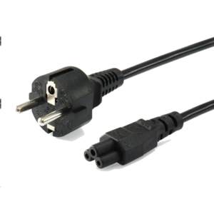 CAVO DI ALIMENTAZIONE EQUIP 112150 DA C5 (TOPOLINO) A SCHUKO - 1.8MT - EAN: 4015867537268 FINO:31/03