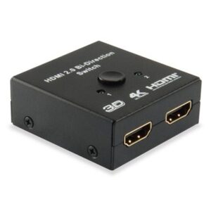 HDMI SWITCH/SPLITTERBIDIREZIONALE 2P EQUIP 332723 SUPPORTA 4K 60HZ - EAN: 4015867204120 FINO:31/03