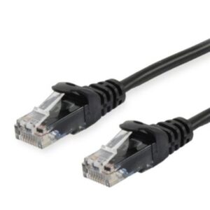 CAVO RETE CAT.6AU/UTP NERO NON SCHERMATO 3MT EQUIP 603054- EAN:4015867230350 FINO:31/03
