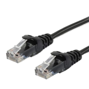 CAVO RETE CAT.6AU/UTP NERO NON SCHERMATO 3MT EQUIP 603054- EAN:4015867230350 FINO:31/03