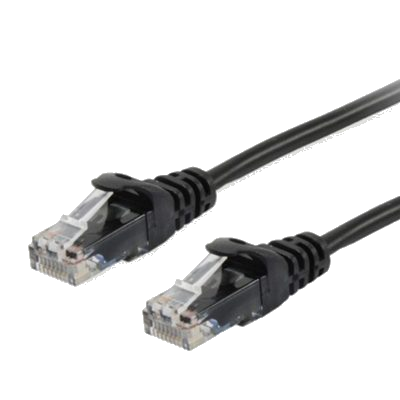 CAVO RETE CAT.6AU/UTP NERO NON SCHERMATO 2MT EQUIP 603053- EAN:4015867230343