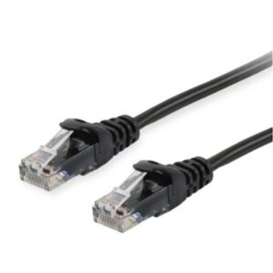CAVO RETE CAT.6 U/UTP NERO NON SCHERMATO 1.5MT EQUIP 625494- EAN:4015867234426