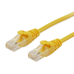 CAVO RETE CAT.6 U/UTP GIALLO NON SCHERMATO 1.5MT EQUIP 625495- EAN:4015867234440