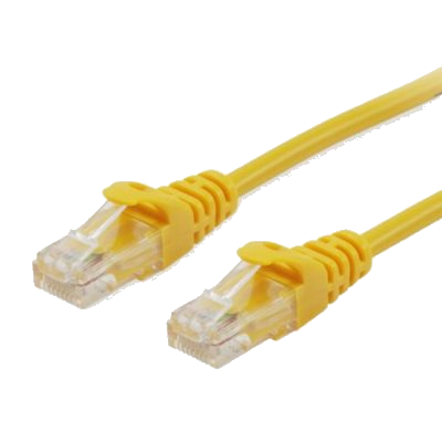 CAVO RETE CAT.6 U/UTP GIALLO NON SCHERMATO 1.5MT EQUIP 625495- EAN:4015867234440