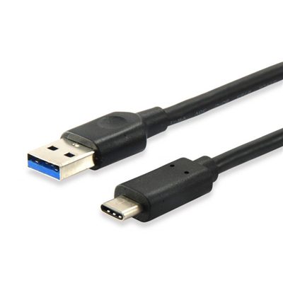 CAVO USB3.2 0.5MT EQUIP 128345 NERO - GEN 1X1 C MASCHIO A A MASCHIO- TRASF.5G 3A EAN: 4015867205358 FINO:31/03