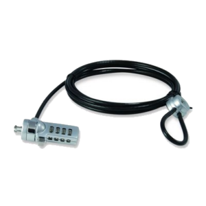 CAVO DI SICUREZZA PER NB 1.8MT CONCEPTRTONIC CNBCOMLOCK18 CON LUCCHETTO A COMBINAZIONE 4 CIFRE