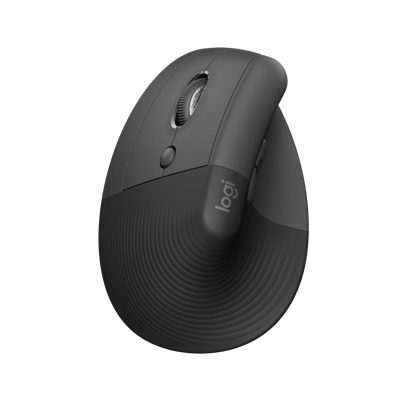 MOUSE LOGITECH OEM FOR BUSINESS ERGONOMICO VERTICALE PER MANO SINISTRA WIRELESS USB+BLUETOOTH 4000DPI GRAFITE P/N 910-006495
