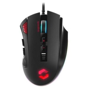 MOUSE GAMING SPEEDLINK SL-680012-BK TARIOS RGB USB NERO 12 TASTI PROGRAMMABILI 12000DPI LUCI PROGRAMMABILI