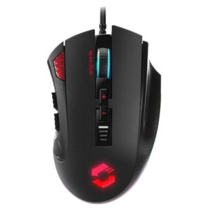MOUSE GAMING SPEEDLINK SL-680012-BK TARIOS RGB USB NERO 12 TASTI PROGRAMMABILI 12000DPI LUCI PROGRAMMABILI