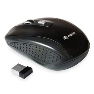 MOUSE CORDLESS USB EQUIP 245104INTERRUTTORE 800/1200/1600DPI- RIC."NANO SIZE"-EAN: 4015867208557