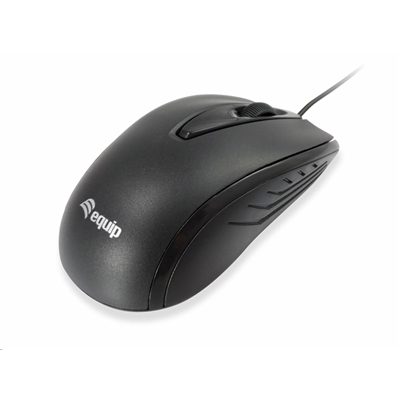 MOUSE USB EQUIP 245107 OTTICO COMPATTO - NERO- 1000DPI FINO:31/03