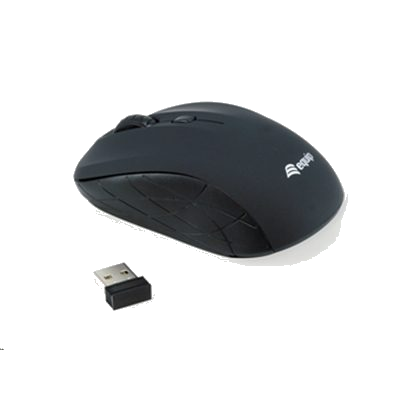 MOUSE X NB CORDLESS USB EQUIP 245108 OTTICO INTERRUTTORE 800/1200/1600DPI- RIC."NANO SIZE"-1 BATTERIA AAA INCLUSA -NERO