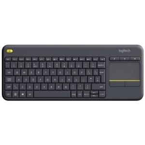 TASTIERA LOGITECH WIRELESS RETAIL K400 CON TOUCH PAD PLUS NERA USB MULTIMEDIALE P/N 920-007135