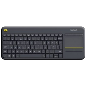 TASTIERA LOGITECH WIRELESS RETAIL K400 CON TOUCH PAD PLUS NERA USB MULTIMEDIALE P/N 920-007135