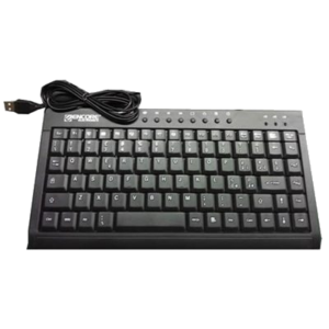 TASTIERA ENCORE EN-MINIKBD-1000 MINI ULTRA SLIM ITALIANA MULTIMEDIALE NERA USB CAVO 1,8M