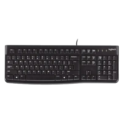 TASTIERA LOGITECH OEM K120 USB NERA LAYOUT USA INTERNAZIONALE P/N 920-002479