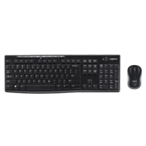 TASTIERA+MOUSE WIRELESS LOGITECH RETAIL MK270 OTTICO NERO USB P/N 920-004512