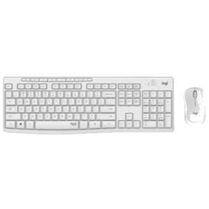 TASTIERA+MOUSE WIRELESS LOGITECH RETAIL MK295 USB SILENT BIANCA P/N 920-009821