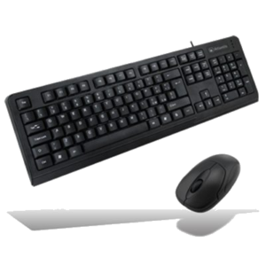 TASTIERA+MOUSE USB ATLANTIS P013-WK608M-U OTTICO NERA - EAN 8026974015026 - GARANZIA 2ANNI-