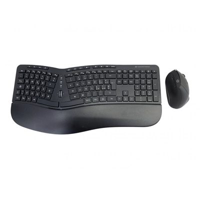 TASTIERA+MOUSE CORDLESS ERGONOMICI CONCEPTRONIC ORAZIO02ITRICEV. NANO-125TASTI,MOUSE DPI FINO:31/03