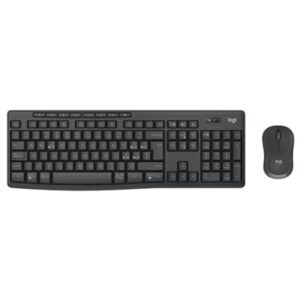TASTIERA+MOUSE LOGITECH OEM MK370 TASTIERA 112 TASTI WIRELESS USB + SILENT MOUSE NERO 1000DPI P/N 920-012069