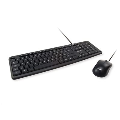 TASTIERA+MOUSE USB EQUIP 245203 STANDARD DA 105 TASTI SOFT TOUCH- CON MOUSE OTTICO -CAVO 1.35MT FINO:31/03