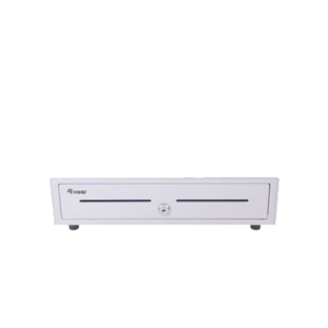 CASSETTO REGISTRATORE DI CASSA EQUIP 351011 X SISTEMA POS, 4 SCOMP.X BANCONOTE/8 X MONETE, SLOT PER MONETE RIMOV.-BIANCO