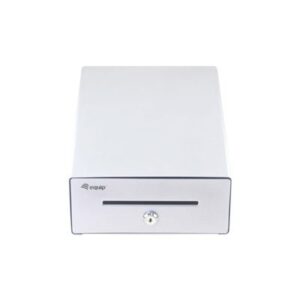 CASSETTO REGISTRATORE DI CASSA EQUIP 351012 X SISTEMA POS, 4 SCOMP.X BANCONOTE/4 X MONETE, SLOT PER MONETE RIMOV.-ALLUMINIO