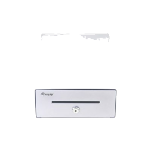 CASSETTO REGISTRATORE DI CASSA EQUIP 351012 X SISTEMA POS, 4 SCOMP.X BANCONOTE/4 X MONETE, SLOT PER MONETE RIMOV.-ALLUMINIO