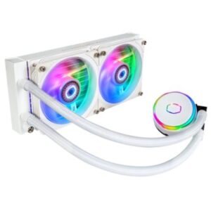 DISS A LIQUIDO COOLER MASTER MLY-D24M-A23PZ-RW MASTERLIQUID 240 FLUX INT. LGA2066-1700 AMD AM5-FM1 277X119,6X27,2MM WHITE EDIT.