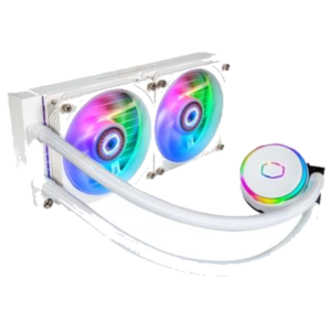 DISS A LIQUIDO COOLER MASTER MLY-D24M-A23PZ-RW MASTERLIQUID 240 FLUX INT. LGA2066-1700 AMD AM5-FM1 277X119,6X27,2MM WHITE EDIT.