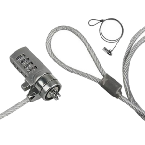 NOTEBOOK SECURITY LOCK ENCORE EN-LOCK-1 CAVO ANTIFURTO IN ACCIAIO CON COMBINAZIONE A 4 CIFRE - 1.8MT