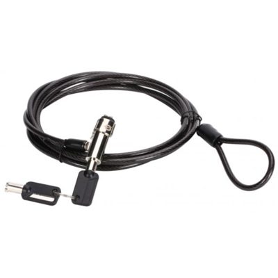 LUCCHETTO DI SICUREZZA PER LAPTOP CONCEPTRONIC CUSTODIO02BN IN ACCIAIO-NANO SECURITY SLOT-CON CHIAVE- 1.8MTDIAMETRO FINO:31/03
