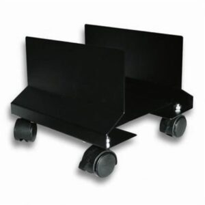 CARRELLO ZUCCHETTI SUPPORTO PC VERTICALE CON RUOTE IN METALLO COLORE NERO Z10-1101