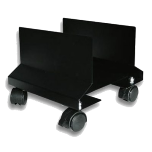 CARRELLO ZUCCHETTI SUPPORTO PC VERTICALE CON RUOTE IN METALLO COLORE NERO Z10-1101