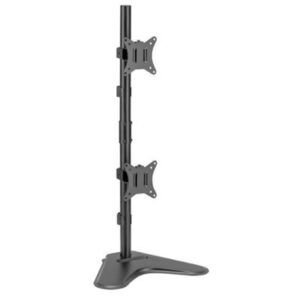 SUPPORTO X DOPPIO LCD/TV DA TAVOLO 17"/32" EQUIP 650128 SUPP.FINO A 9KG - VESA: 100X100 -EAN: 4015867238462 FINO:31/03