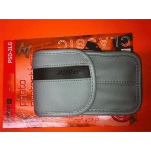 CUSTODIA X VIDEOCAMERA PATACO A/PSD-2LG IN PELLE GRIGIA