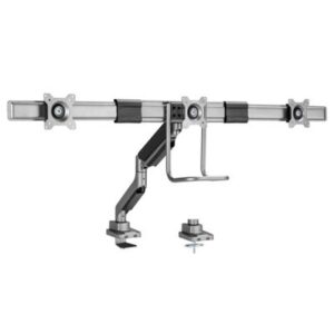 SUPPORTO X TRIPLO LCD/TV DA TAVOLO 17"/32" EQUIP 650162 SUPP.FINO A 6KG - VESA: 100X100 -EAN: 4015867236048