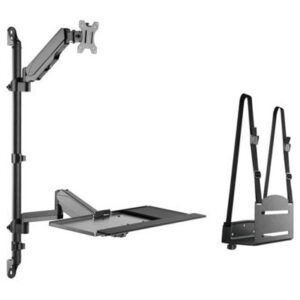 SUPPORTO X LCD/TV E WORKSTATION A MURO 17"/32" EQUIP 650170 SUPP.FINO A 8KG (SCHERMO) - VESA: 100X100 -EAN: 4015867236253