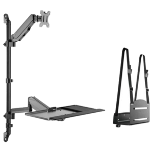 SUPPORTO X LCD/TV E WORKSTATION A MURO 17"/32" EQUIP 650170 SUPP.FINO A 8KG (SCHERMO) - VESA: 100X100 -EAN: 4015867236253
