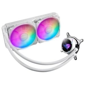 DISS A LIQUIDO ASUS ROG STRIX LC II 240 ARGB WHITE ED. RADIATOR-121X272X27MM 2X120MM AURA LGA 1700-1200-1150-AM4 90RC00E2-M0UAY4