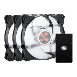 KIT VENTOLA X CABINET COOLER MASTER MFY-P4DC-153PC-R1 MASTERFAN PRO 140 AIR PRESSURE RGB PACK - 3X140X140X25+CTRL RGB 65