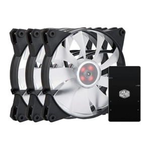 KIT VENTOLA X CABINET COOLER MASTER MFY-F4DC-083PC-R1 MASTERFAN PRO 140 AIR FLOW RGB PACK - 3X140X140X25+CTRL RGB 500/80