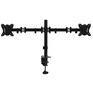 STAFFA X DOPPIO MONITOR DA TAVOLO 13"-27" EQUIP 650152 SUPP.FINO A 8KG - VESA FINO A 100X100 ROTAZIONE 360 -EAN: 4015867207185